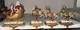 Santa In Sleigh & 3 Deer Holders Stocking Holder Joseph's Studio Reindeer Great