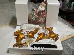 Santa In Sleigh With 2- Reindeers