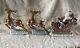 Santa In Sleigh With 2 Reindeers Christmas Decoration