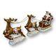 Santa In Sleigh With 2 Reindeers Christmas Decoration Costco Exclusive