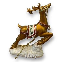Santa In Sleigh With 2 Reindeers Christmas Decoration Costco Exclusive