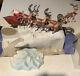Santa Musical Sleigh Rudolph The Red Nosed Reindeer Display Stand Play Set 2007
