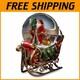 Santa & Reindeer Sleigh Water Globe Christmas Gift