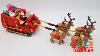 Santa S Arrival In Lego 40499 Santa S Sleigh U0026 Reindeer Build 343 Pcs Festive Time Lapse Magic