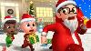 Santa S Sleigh Lost Reindeer Car Repair Song Police Song Rosoo Nursery Rhymes U0026 Kids Songs