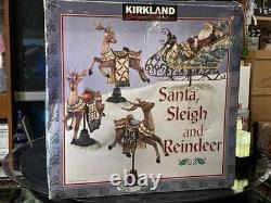 Santa Sleigh And Reindeers Kirkland