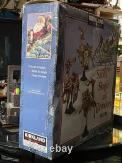 Santa Sleigh And Reindeers Kirkland