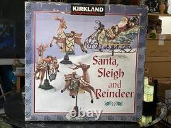 Santa Sleigh And Reindeers Kirkland