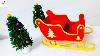 Santa Sleigh Christmas Decorations How To Make Santa Claus Sleigh Cart Diy Craftslane