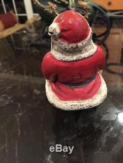 Santa Sleigh & Reindeer Cast Iron Toy