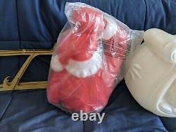 Santa/Sleigh/ Reindeer Lighted Blow Mold 72 Christmas Yard Deco New Unpainted