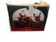 Santa's Best 2002-animated Lighted Santa In Sleigh & Reindeer Christmas-preowned