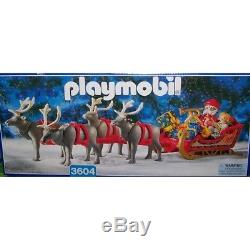 Santa's Magic Sleigh and Reindeer. Playmobil USA Inc. Brand New
