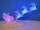 Santa's Sleigh With Reindeer (6) Large Holiday Ice Sculpture Heritage Mint Ltd