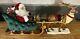 Special Times Animated Reindeer & Santa On Sleigh 18 X 36 Tested