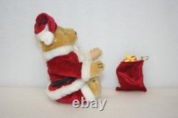 Steiff Friends Of Christmas Set Santa Bear Sleigh Reindeer Lim Ed Rare HTF Excel