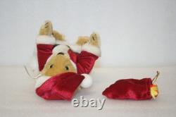 Steiff Friends Of Christmas Set Santa Bear Sleigh Reindeer Lim Ed Rare HTF Excel