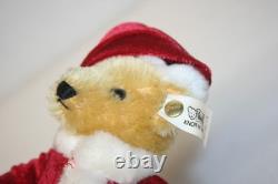 Steiff Friends Of Christmas Set Santa Bear Sleigh Reindeer Lim Ed Rare HTF Excel