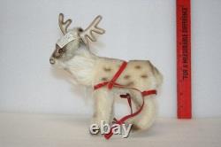 Steiff Friends Of Christmas Set Santa Bear Sleigh Reindeer Lim Ed Rare HTF Excel