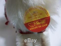 Steiff SANTA Bear REINDEER Sleigh Button In Ear TRENDS Of CHRISTMAS West Germany
