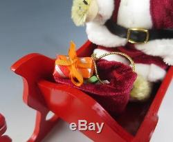 Steiff SANTA SLEIGH & REINDEER Friends Of Christmas Teddy Bear 0118,00 Holidays