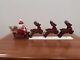 Steinbach Santa Nutcracker On Sleigh With 6 Reindeer