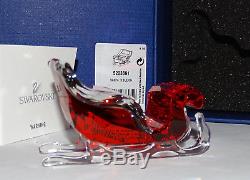 Swarovski 2016 2018 SANTA'S SLEIGH 5223691 & REINDEER 5223261 BRAND NEW MIB