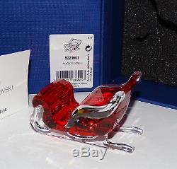 Swarovski 2016 2018 SANTA'S SLEIGH 5223691 & REINDEER 5223261 BRAND NEW MIB