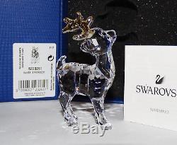 Swarovski 2016 2018 SANTA'S SLEIGH 5223691 & REINDEER 5223261 BRAND NEW MIB