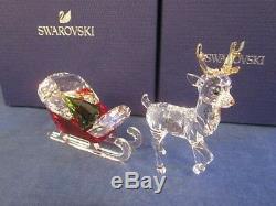 Swarovski Christmas Santa's Sleigh & Reindeer