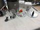 Swarovski Crystal Christmas Santa, Sleigh & Reindeer Set Lot, 7475 601 602 & 603