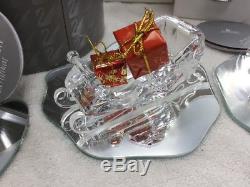 Swarovski Crystal Christmas Santa, Sleigh & Reindeer Set Lot, 7475 601 602 & 603