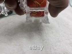 Swarovski Crystal Christmas Santa, Sleigh & Reindeer Set Lot, 7475 601 602 & 603