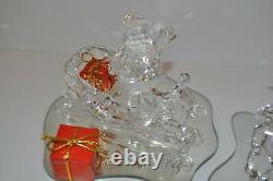 Swarovski Holiday Set Santa, Sleigh, Reindeer, Snowman, Tree + More! Free Ship