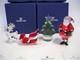 Swarovski Santa Claus Sleigh Reindeer & Christmas Tree Set