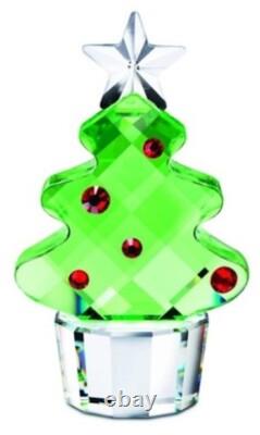 Swarovski Santa Claus Sleigh Reindeer & Christmas Tree Set