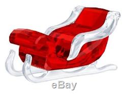 Swarovski Santa's Sleigh, Christmas Reindeer Crystal Authentic MIB 5223691