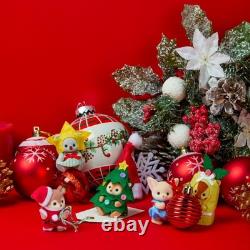 Sylvanian Families Calico Critters Christmas Tree Santa Baby Sleigh Reindeer-nib