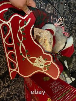 Telco motionettes- Santa in His Sleigh & Rudolph Reindeer with Boxes