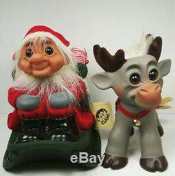Thomas Dam Troll Santa and Sleigh and Reindeer Very Limited Numbers Made