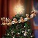 Thomas Kinkade Revolving Christmas Tree Topper Illuminated