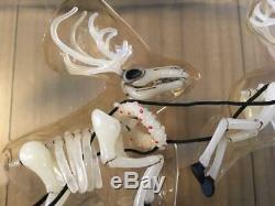 Tjhe Nightmare Before Christmas Jack reindeer figures Disney SANTA JACK & SLEIGH