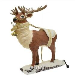 Traditions Holiday Animated Santa Reindeer & Sleigh