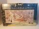 Traditions Porcelain Santa With Sleigh Reindeer White Gold Christmas Decor. Box