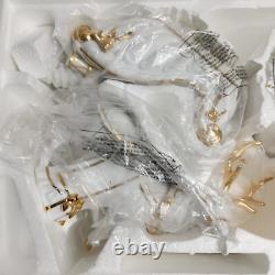 Traditions Porcelain Santa with Sleigh and Reindeer Christmas Decoration Figures