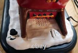 Trim a Home Holiday Creations Animated Reindeer & Santa On Sleigh Musical With Box