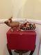 Villeroy & Boch Christmas Toys Santa On Sleigh With 2 Reindeer Candleholder New