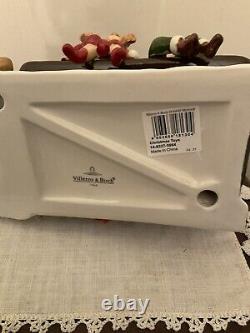 VILLEROY & BOCH Christmas Toys Santa On Sleigh with 2 Reindeer Candleholder NEW