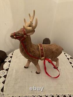 VILLEROY & BOCH Christmas Toys Santa On Sleigh with 2 Reindeer Candleholder NEW