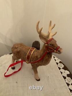 VILLEROY & BOCH Christmas Toys Santa On Sleigh with 2 Reindeer Candleholder NEW